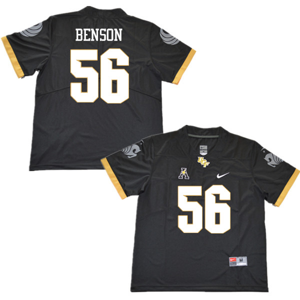 Men #56 Lamarius Benson UCF Knights College Football Jerseys Sale-Black